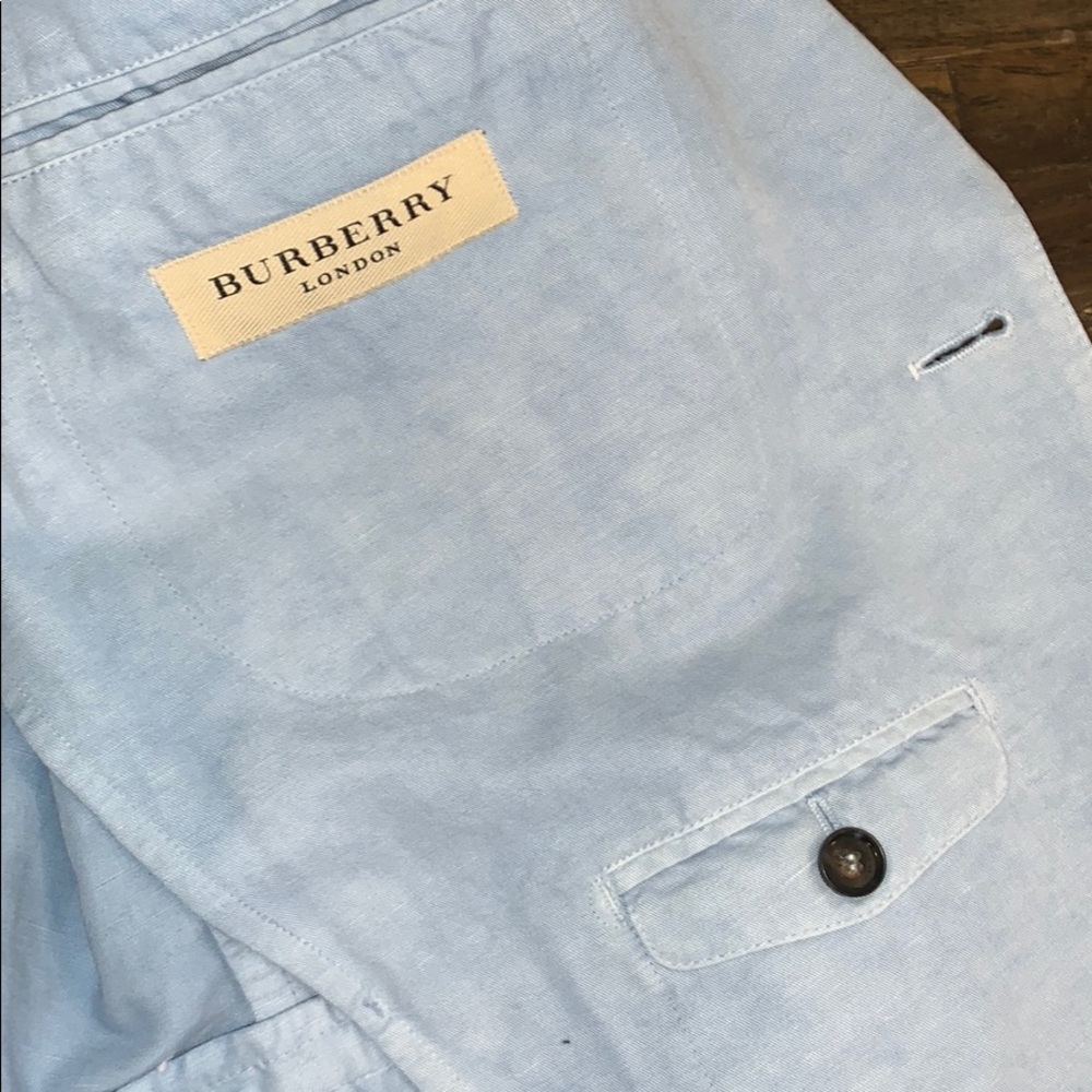 Burberry powder blue blazer/sports jacket - Picture 5 of 8